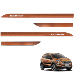 Jogo de Friso Lateral Ecosport 2013 a 2021 Marrom Trancoso