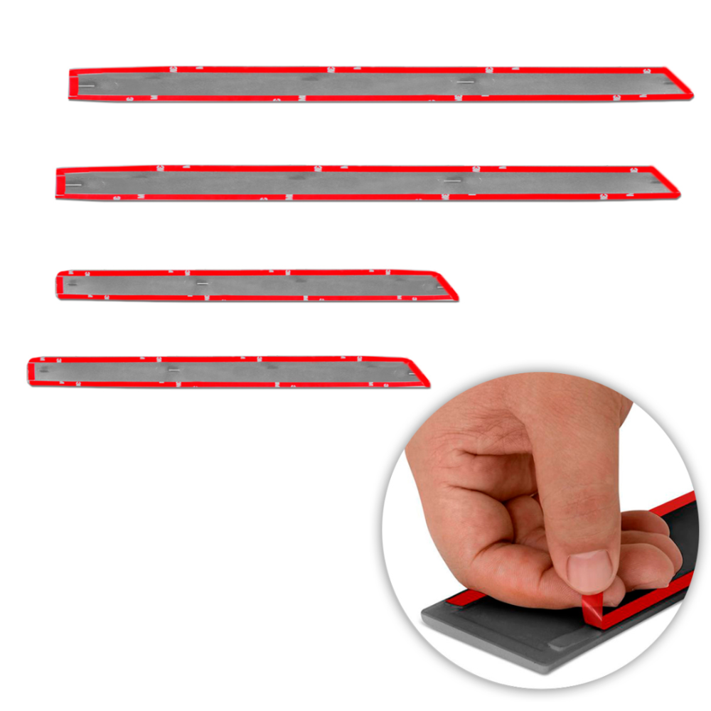 Jogo de Friso Lateral Ecosport 2013 a 2021 Marrom Trancoso