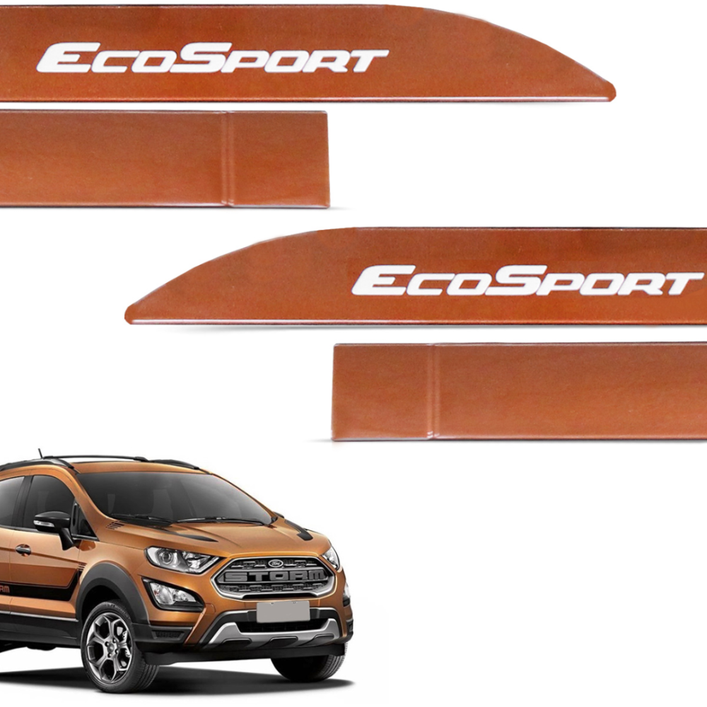 Jogo de Friso Lateral Ecosport 2013 a 2021 Marrom Trancoso