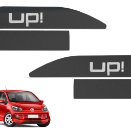 Jogo de Friso Lateral Up 2014 a 2021 Preto Texturizado