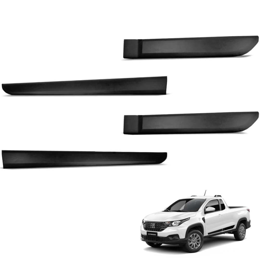 Friso Lateral Strada 2021 a 2025 Cabine Simples Injetado Original Sanfil