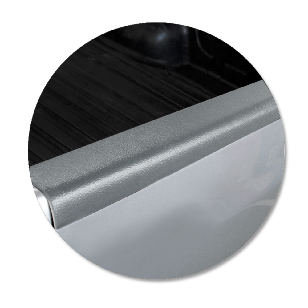 Protetor de Borda F250 1998 a 2011 Tampa Traseira da Caçamba Cinza